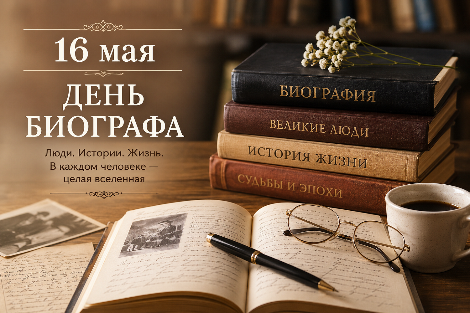 16 мая — День биографа